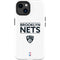 NBA Brooklyn Nets Standard - White iPhone 15 Impact Case